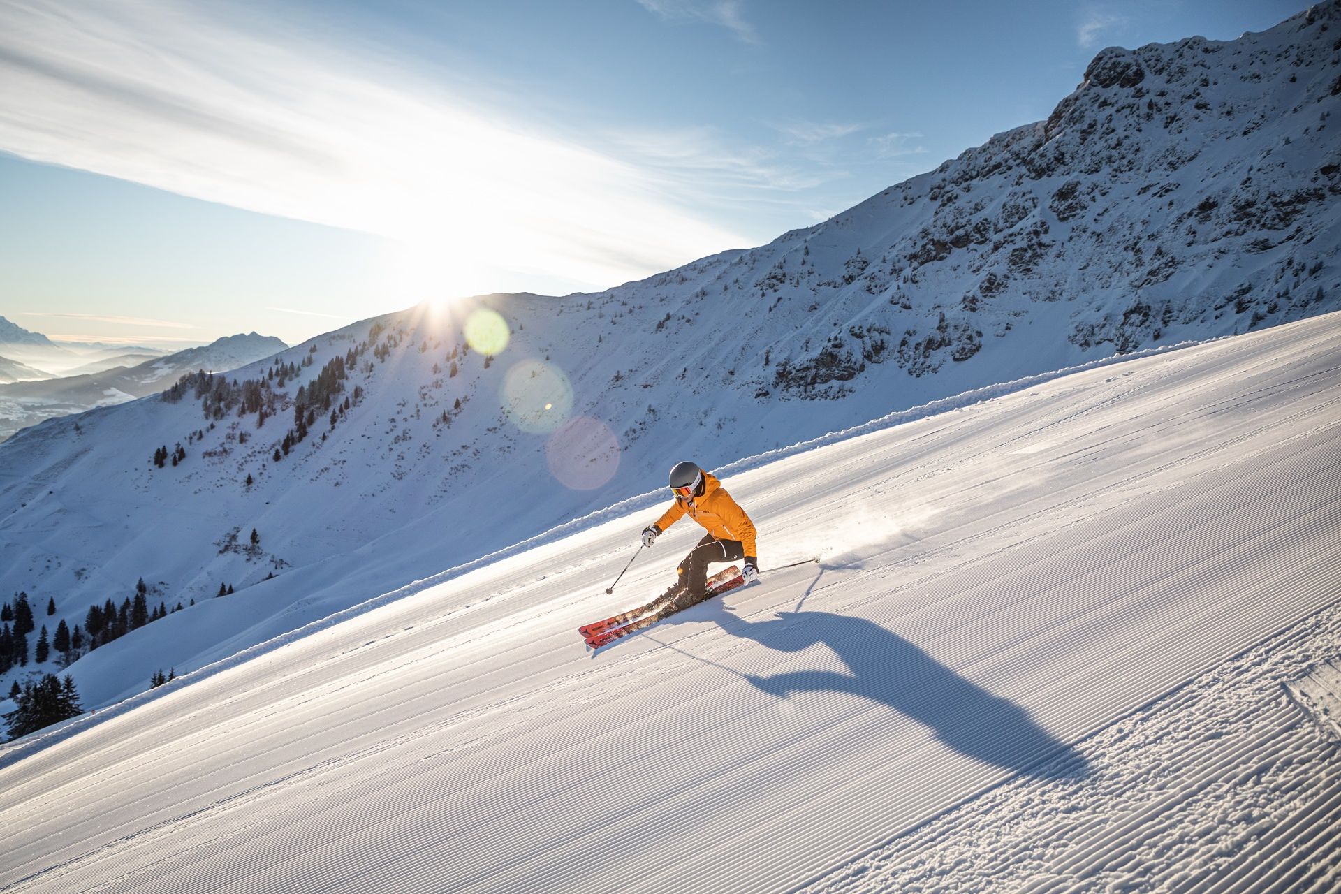 Winter in the region of St. Joahnn in Tyrol